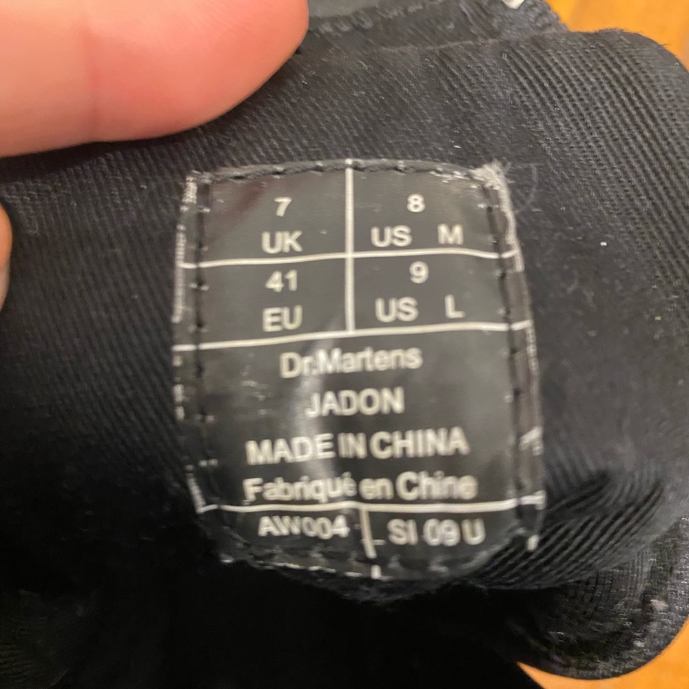 Black Velvet doc martens